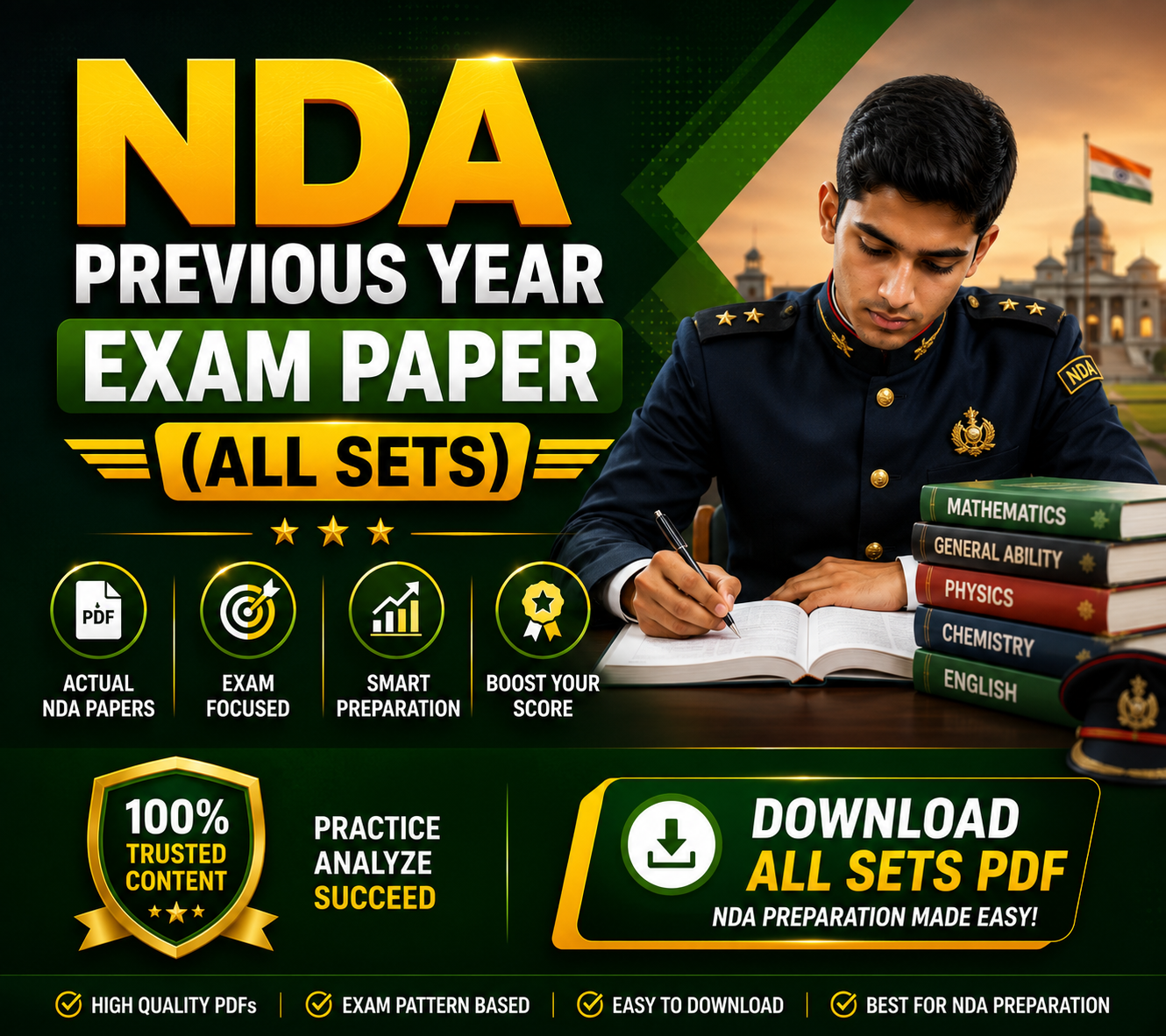 NDA PREVIOUS YEAR EXAM PDF
