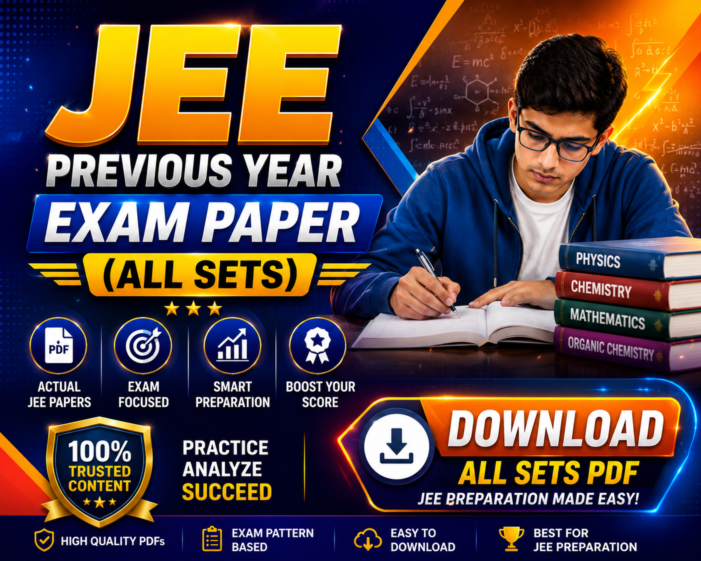 JEE PREVIOUS YEAR EXAM PDFs