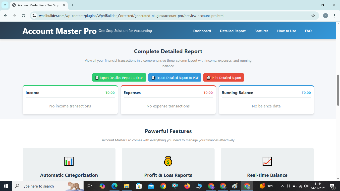 Account Master Pro 