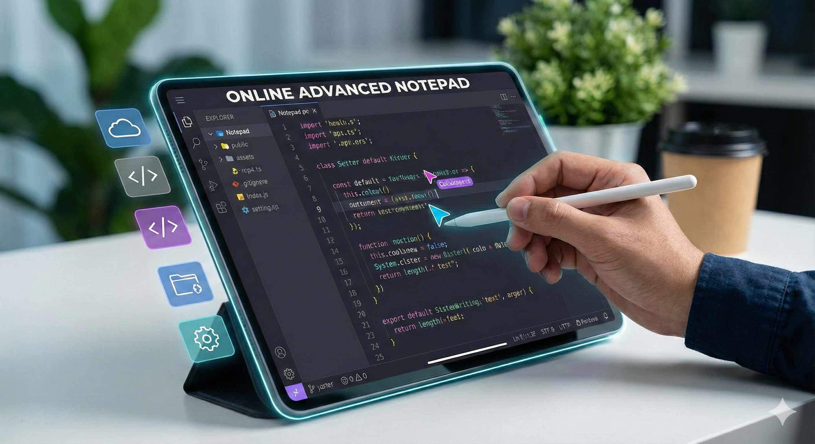 Online Advanced Notepad Software 