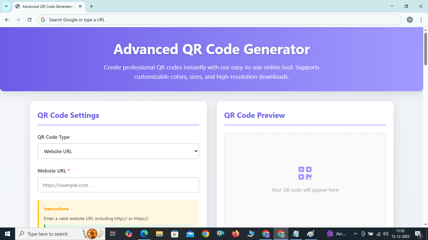 QR Code Generator 