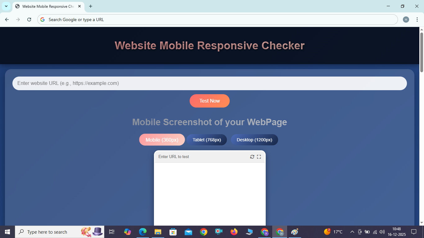 Website Mobile Friendly Checker 