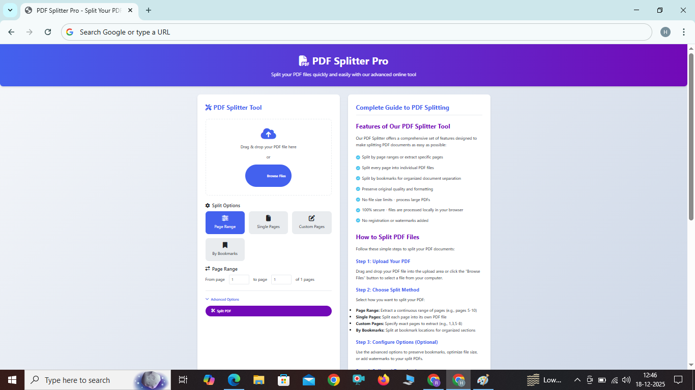 Split PDF , Pdf Split Software 