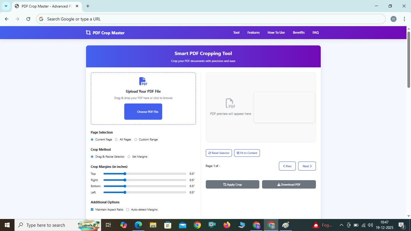 Crip PDF , PDF crop , PDF crop software 