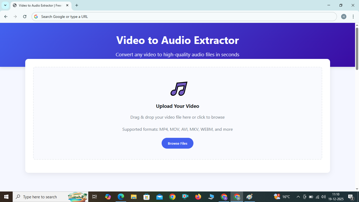 Video to MP3 convertor , Video to MP3 