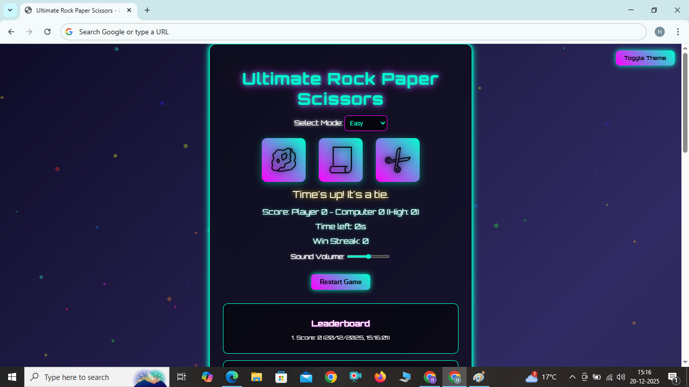 Rock paper scissors Game 