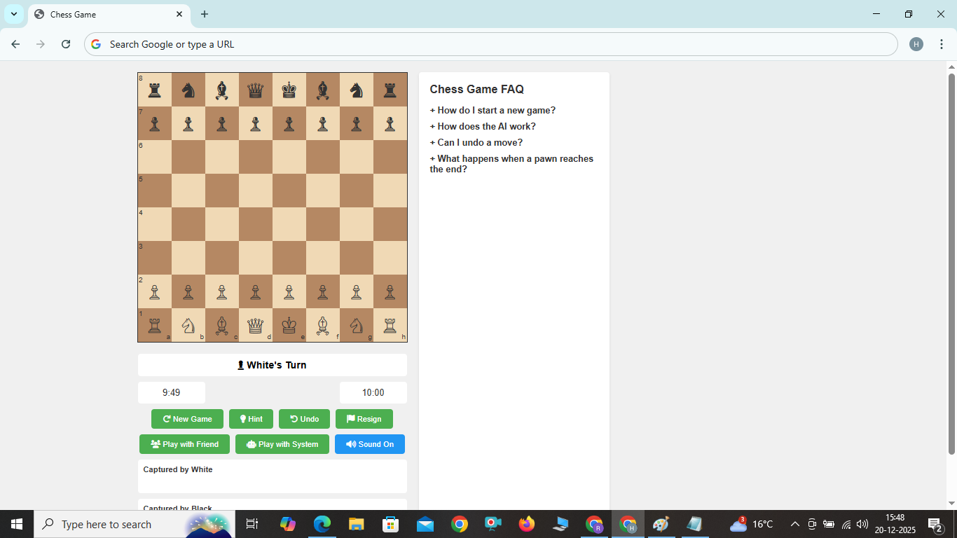 Chess Game Software 