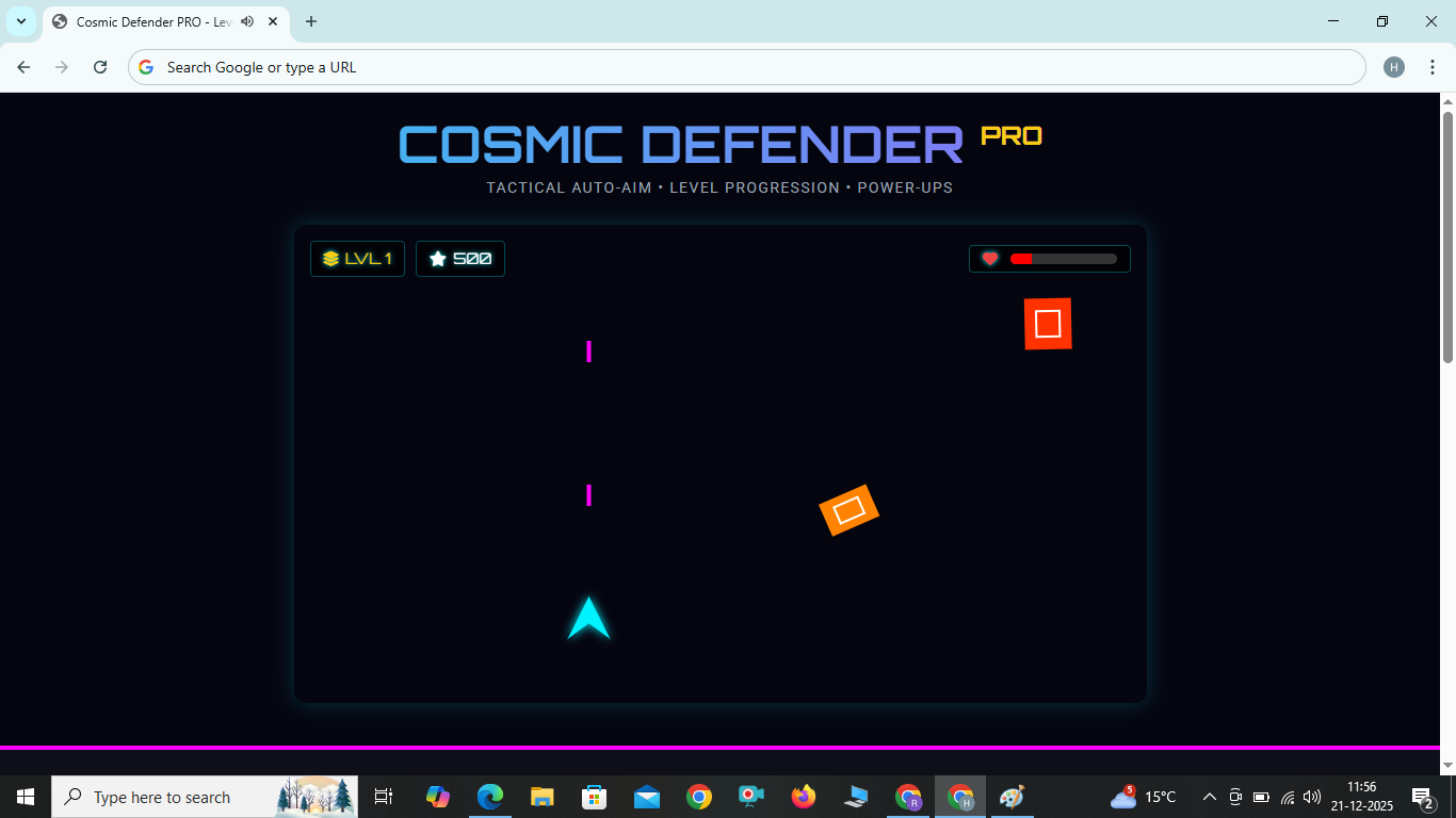 SPACE Shooter Game (COSMIC DEFENDER PRO)