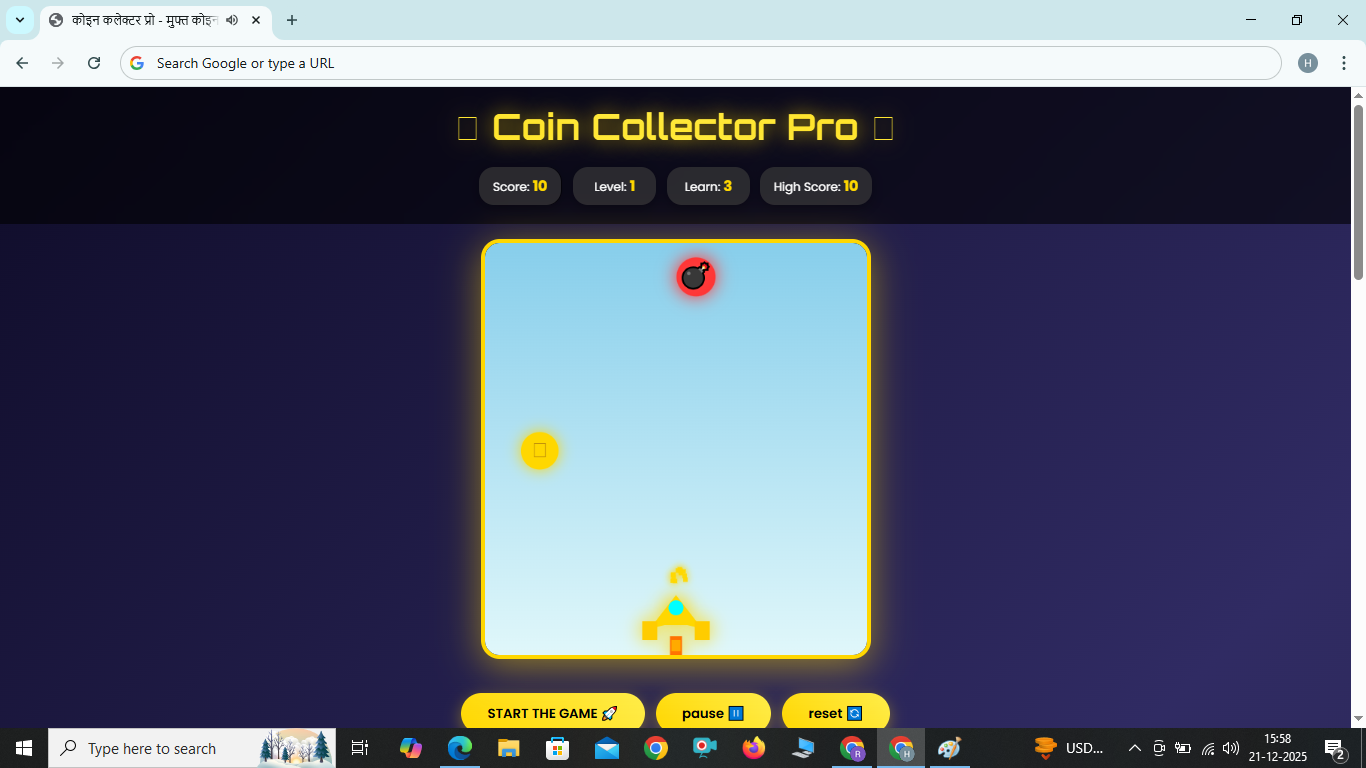 Coin Collector Game 