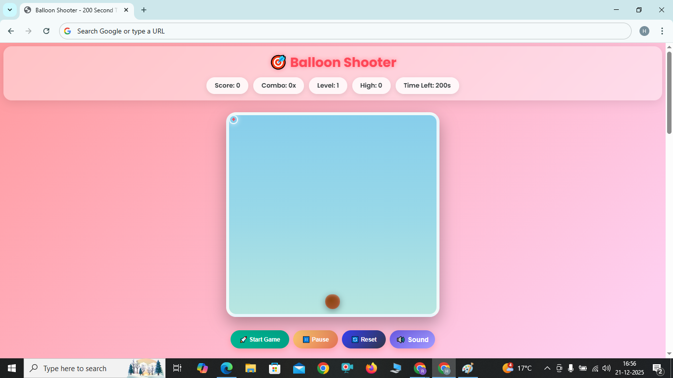 Balloon Shooter Game 