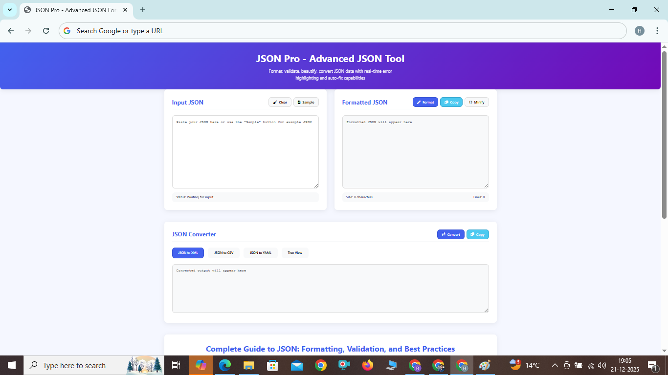 JSON EDITOR SOFTWARE 