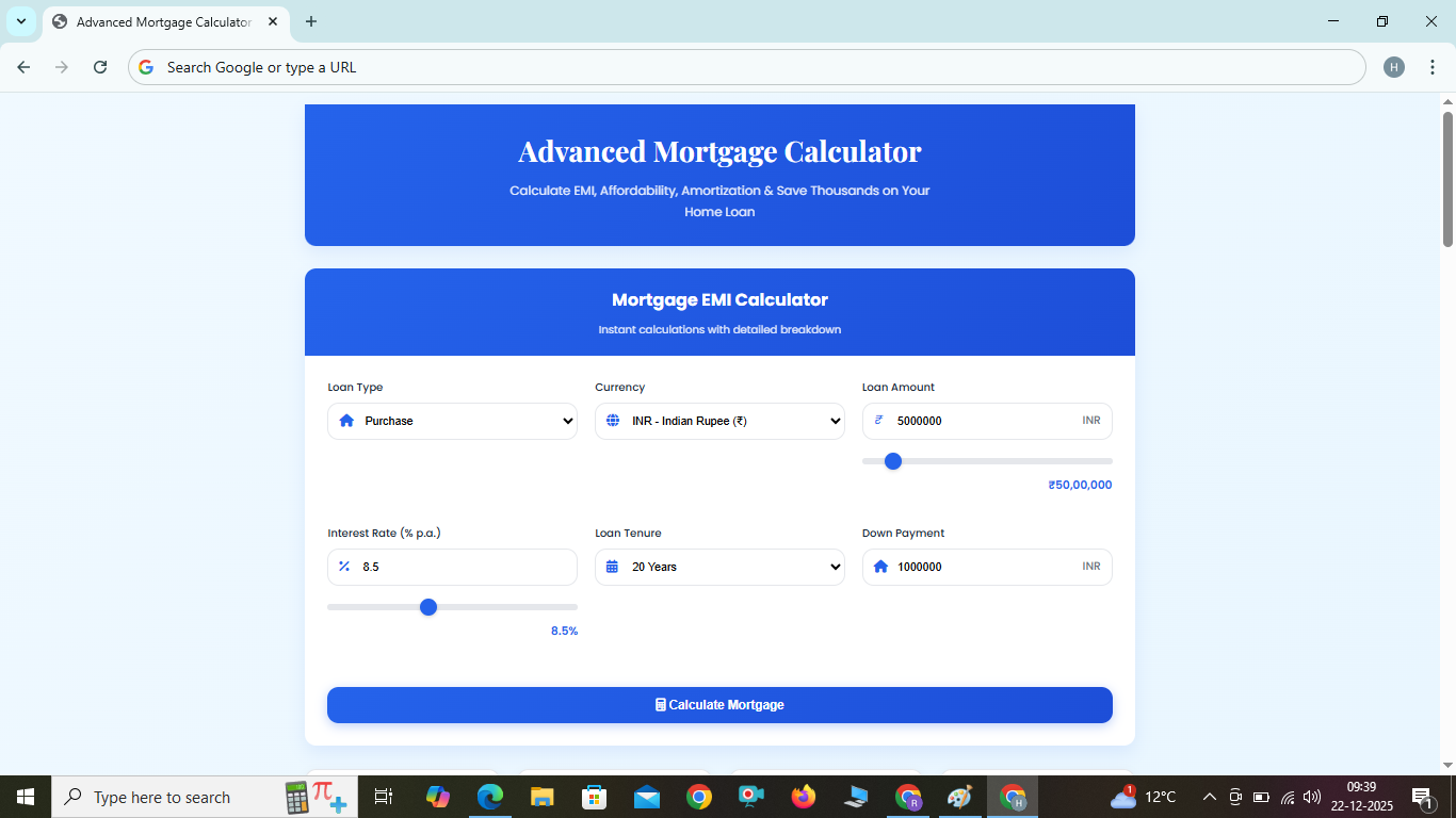 Mortgage Calculator 