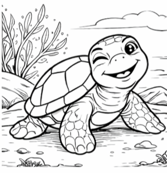 Turtle Sketch Bundle | 22 Turtle Drawings Different Angles | Hand Drawn Turtle Illustration | Digital Download Line Art